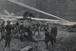 American troops landing in Daiquiri bay, artillery opening fire, June 24 by Walter Charles Mills