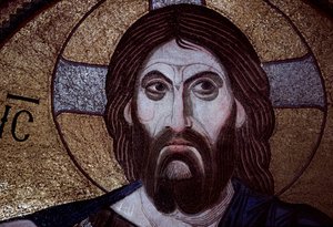 Christ Pantocrator, mosaic in the monastery of Daphni