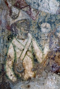 Fresco in Church of Agia Anna by Walter Charles Mills