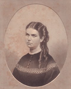 Portrait of Ada Kinsman, wife of Reverend Edward Archibald Wanless