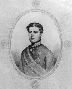 Portrait of Ferdinand IV of Habsburg-Lorraine, last Grand Duke of Tuscany, engraving