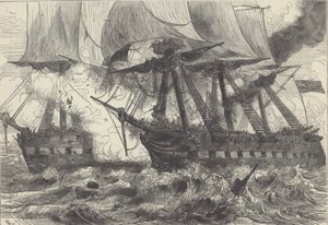 Sea Battle by Walter Charles Mills