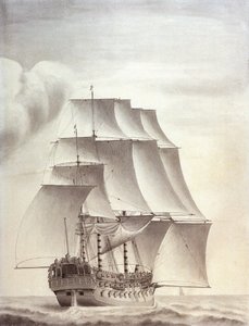 Portrait of the English ship 
