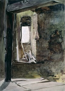 Interior of the Windmill on the Battlefield of Crecy