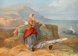 Looking Seaward for the Boats, Normandy by John Absolon