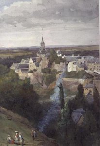 Moncontour, Brittany by John Absolon