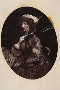 Woman with Veil [Miss Godfrey] by John Adamson