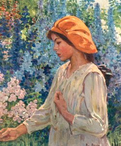 Delphiniums, Book Plate