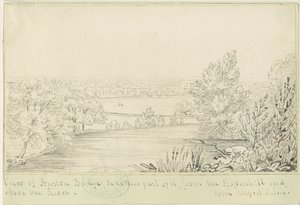 Burton-upon-Trent Bridge and Town by John Allport