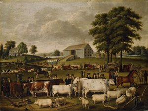 A Pennsylvania Country Fair, 1824 by John Archibald Woodside