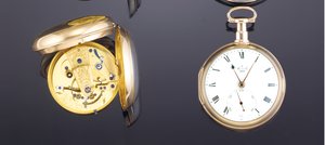 22 Carat Spring Detent Chronometer Pocket Watch, London, No. 1818, 1801