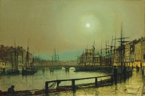 A Moonlit Harbour, 1883