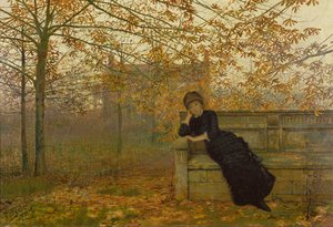 Autumn Regrets by John Atkinson Grimshaw