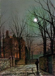 By the Light of the Moon, 1882 by John Atkinson Grimshaw