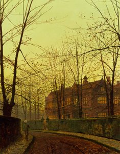 Golden Autumn by John Atkinson Grimshaw