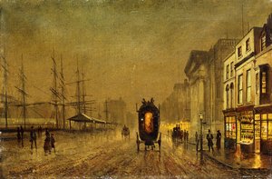Liverpool Docks by John Atkinson Grimshaw