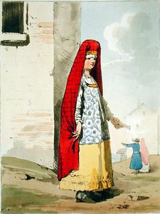 A Merchants Wife, etched by the artist, published 1804