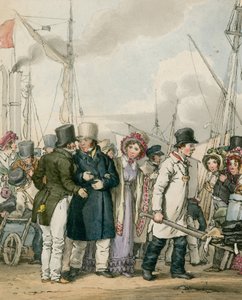 Arriving at Margate by John Augustus Atkinson