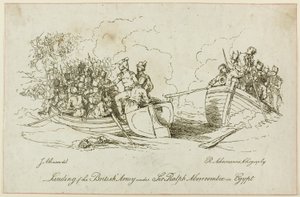 Landing of British Army under Abercrombie
