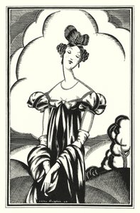 Illustration for Don Juan by Lord Byron: Aurora Raby, a young star by John Austen