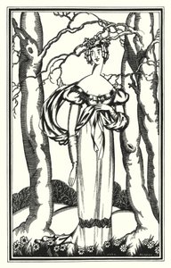 Illustration for Don Juan by Lord Byron: Lady Adeline, My Dian of the Ephesians by John Austen