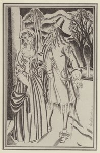 Illustration for Moll Flanders by Daniel Defoe by John Austen