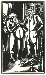 Illustration for Tristram Shandy by Laurence Sterne by John Austen