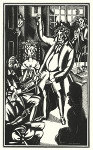 Illustration for Tristram Shandy by Laurence Sterne by John Austen