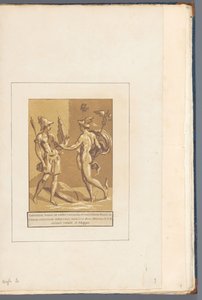 Mercury Gives Minerva a Pan Flute by John B. Skippe