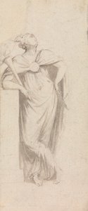 Allegorical Female Figure: Holding a Flaming Torch by John Bacon
