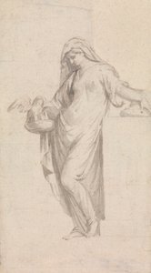 Allegorical Female Figure: Piety Holding a Nest of Pelicans by John Bacon