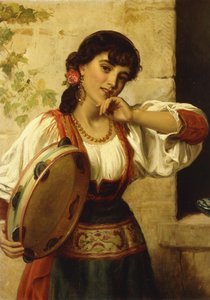 A Neapolitan Dancer by John Bagnold Burgess