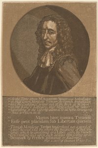 Algernon Sidney by John Baptist Jackson, after Justus van Verus