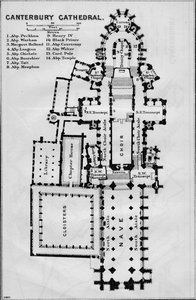 Canterbury Cathedral by John Bartholomew