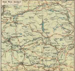 High Peak District by John Bartholomew