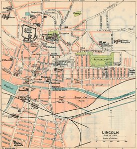 Lincoln, 20th Century by John Bartholomew