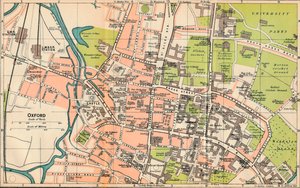 Oxford by John Bartholomew
