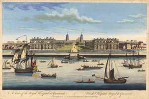 A View of the Royal Hospital at Greenwich, c.1770 by John Bowles