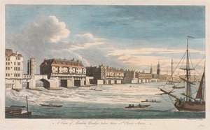 A View of London Bridge Taken Near St. Olave