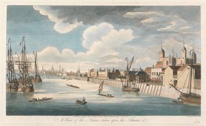 A View of the Tower, Taken upon the Thames by John Boydell