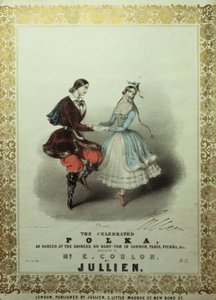 The Celebrated Polka, song sheet, 1840 by John Brandard