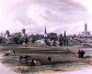 Warwick, from St. Nicholas Meadow