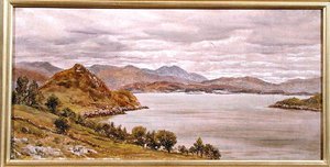 Looking Out of Loch Corrie, 27th August 1885 by John Brett