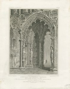 Lichfield Cathedral - West Doorway by John Britton