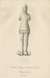 Audley Monuments - Audley Knight by John Buckler