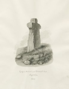 Cross at Biddulph Hall by John Buckler