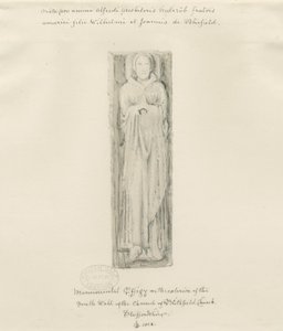 Blithfield Church - Monumental Effigy by John Buckler