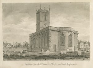 Burton-upon-Trent - Old Church by John Buckler