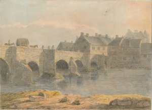 Burton-upon-Trent Bridge and Town by John Buckler