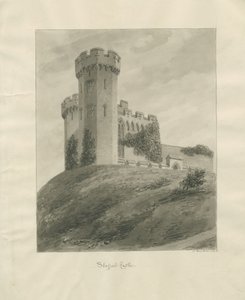 Castle Church - Stafford Castle by John Buckler